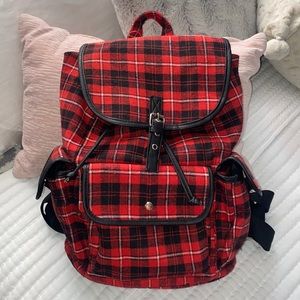 Plaid backpack